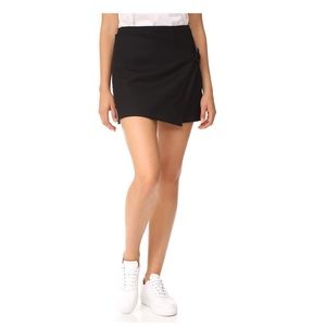 Helmut Lang mini skirt pleated black small
